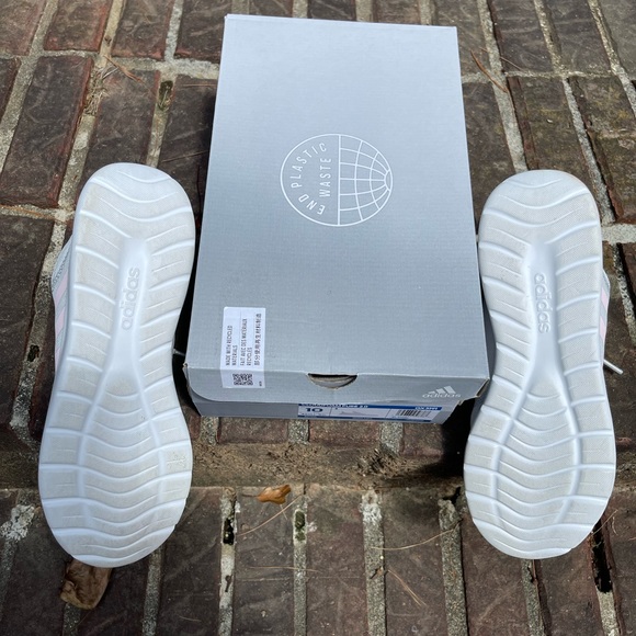 Women’s adidas CloudFoam Pure 2.0 Grey/Pink Size 10 - Picture 11 of 11